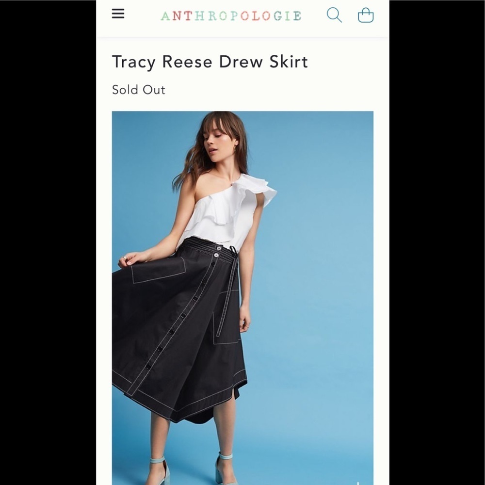 New Anthropologie Tracy Reese Drew skirt sz Medium